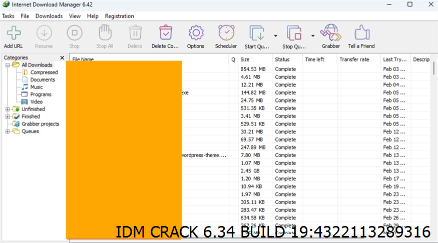 Idm Crack 6.34 Build 19 Screenshot