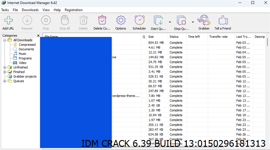 Idm Crack 6.39 Build 13 Screenshot